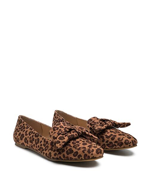 London Rag Pecan Pie Casual Walking Bow Loafers