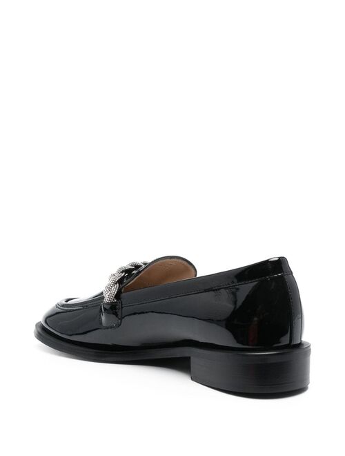 Stuart Weitzman Palmer Highshine leather loafers