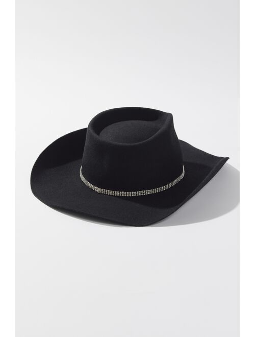 Urban Outfitters Jazzy Rhinestone Cowboy Hat