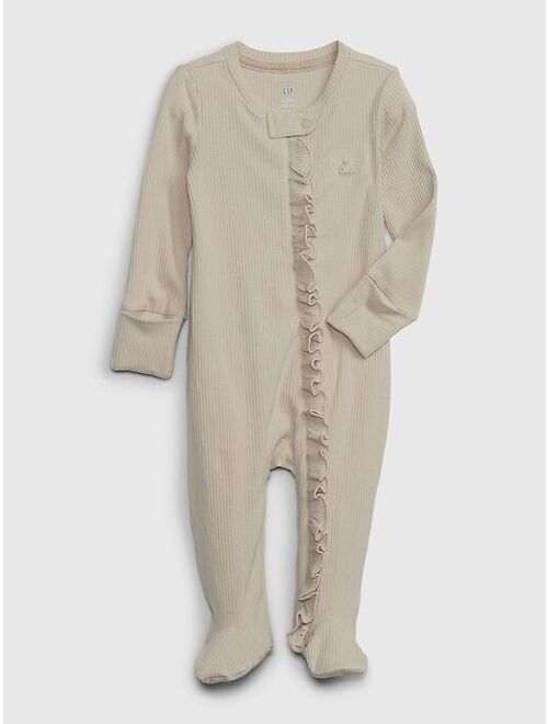 Gap Baby First Favorites TinyRib Footed One-Piece