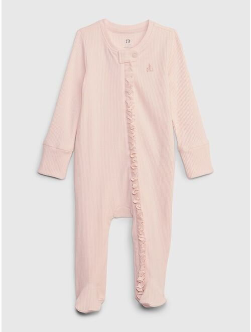 Gap Baby First Favorites TinyRib Footed One-Piece