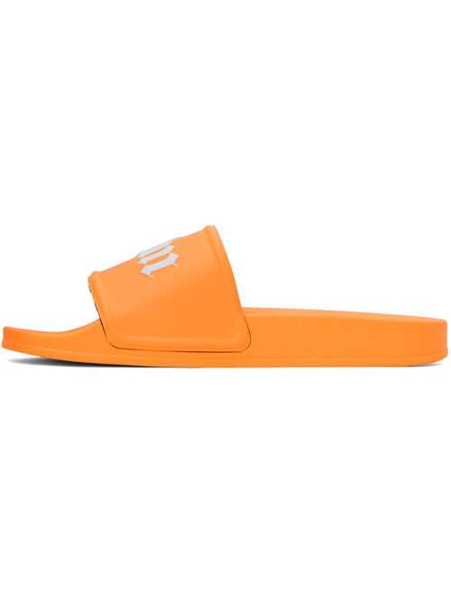 Palm Angels Orange Printed Slides