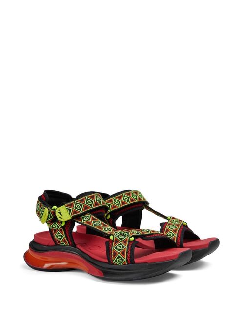 Gucci Run logo-print sandals