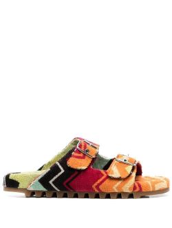 Missoni zigzag-print buckled sandals