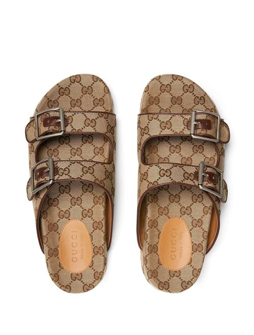 Gucci GG Supreme-print mule sandals