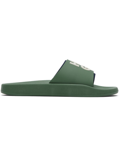 Hugo Green Stacked Sandals