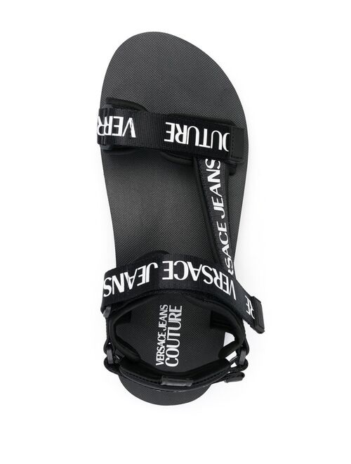 Versace Jeans Couture logo-print strappy sandals