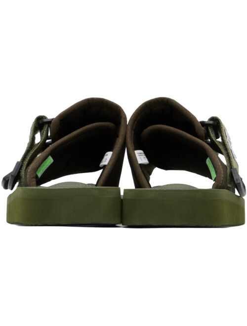 Suicoke Green KAW-Cab Sandals