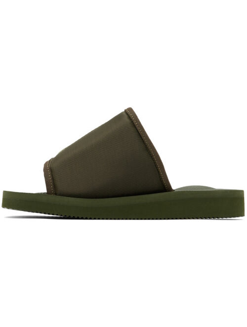 Suicoke Green KAW-Cab Sandals