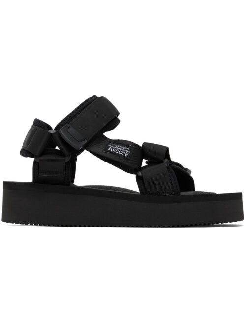 Suicoke Black DEPA-2PO Sandals