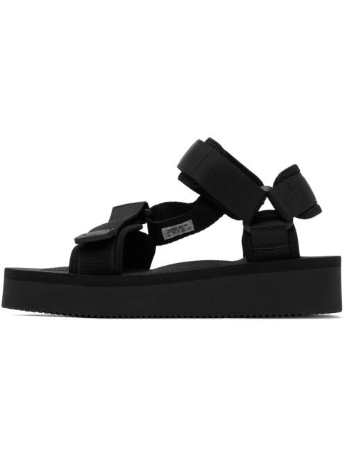 Suicoke Black DEPA-2PO Sandals