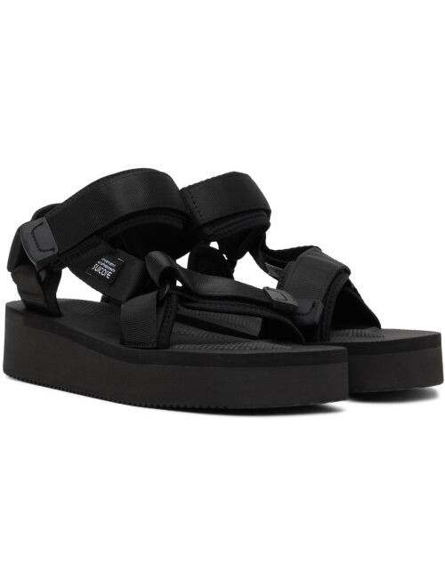 Suicoke Black DEPA-2PO Sandals