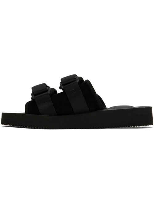 Suicoke Black MOTO-VS Sandals