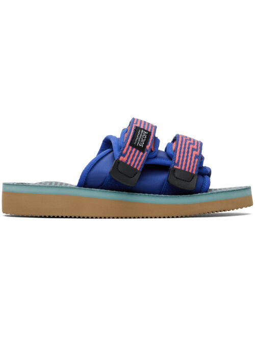 Suicoke Blue & Orange MOTO-JC01 Sandals