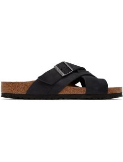 Black Regular Lugano Sandals