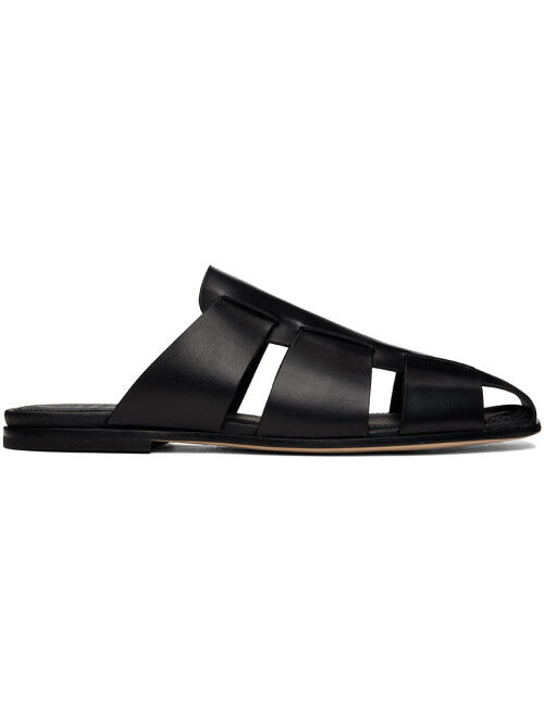 Officine Creative Black Fidel 003 Sandals