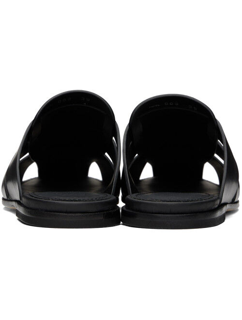 Officine Creative Black Fidel 003 Sandals