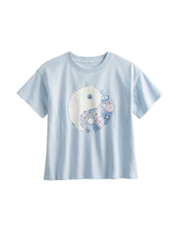 Girls 6-20 SO Boxy Graphic Tee in Regular & Plus Size