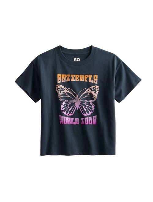 Girls 6-20 SO Boxy Graphic Tee in Regular & Plus Size