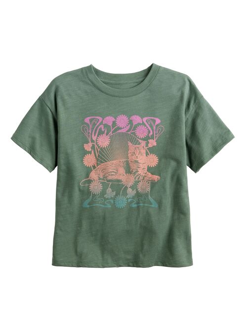 Girls 6-20 SO Boxy Graphic Tee in Regular & Plus Size