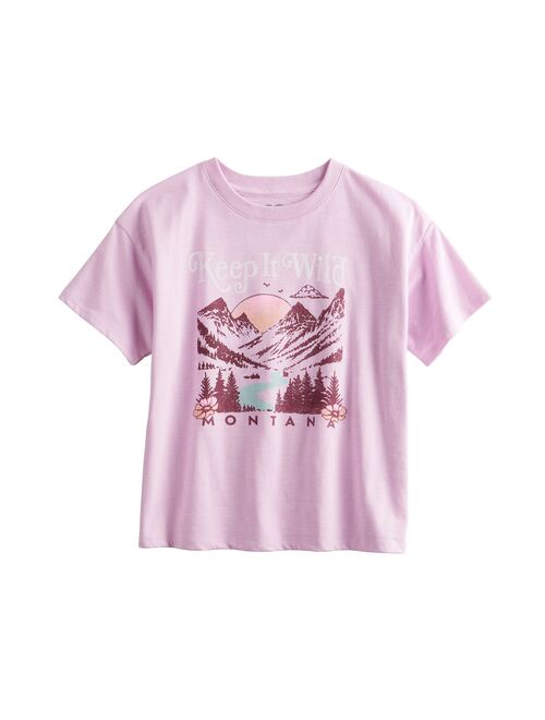 Girls 6-20 SO Boxy Graphic Tee in Regular & Plus Size