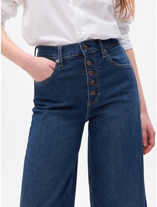 Gap High Rise Stride Jeans with Washwell