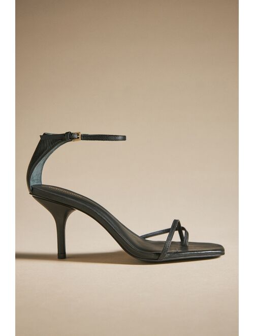 Reformation Gigi Strappy Mid-Heel Sandals