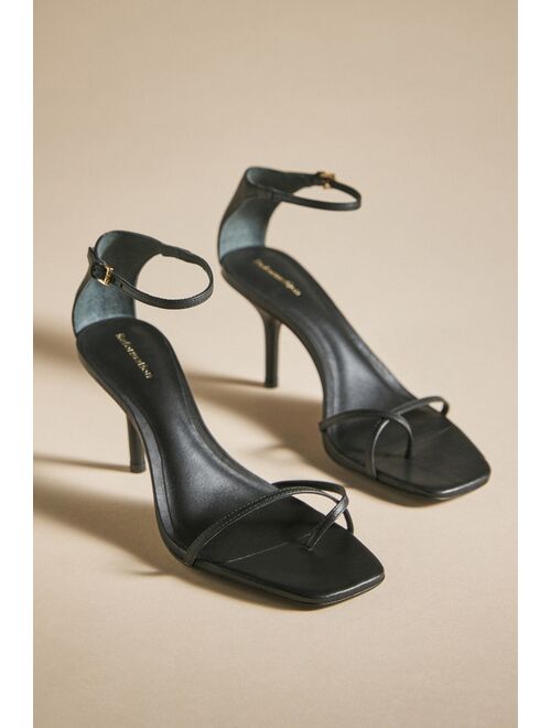 Reformation Gigi Strappy Mid-Heel Sandals