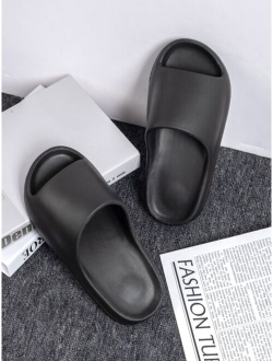 Men s Simple Trendy Slip resistant Indoor Outdoor Slippers For Home Beach Bathroom Creek Daily Leisure Activities With Thick Comfortable Sole