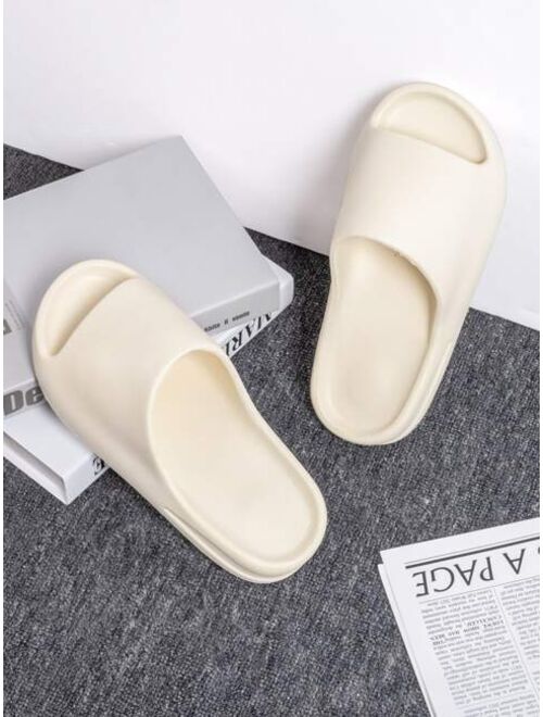 Men s Simple Trendy Slip resistant Indoor Outdoor Slippers For Home Beach Bathroom Creek Daily Leisure Activities With Thick Comfortable Sole