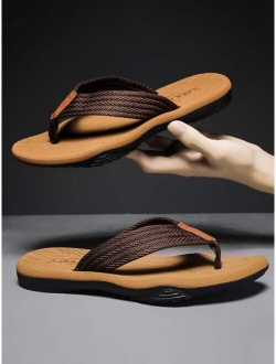 Men Two Tone Flip Flops