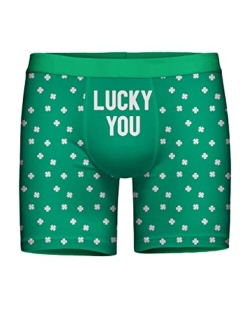 St Patrick's Day Men's Boxer Briefs Underwear with Fun and Classic Patterns