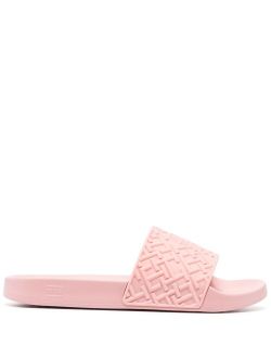 logo-embossed slides