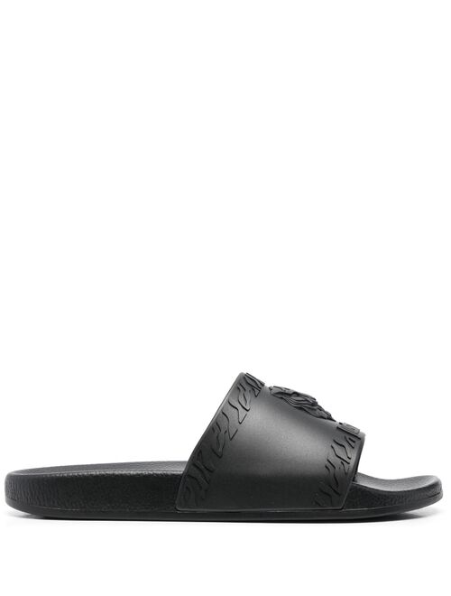 Just Cavalli embossed-logo slip-on slides