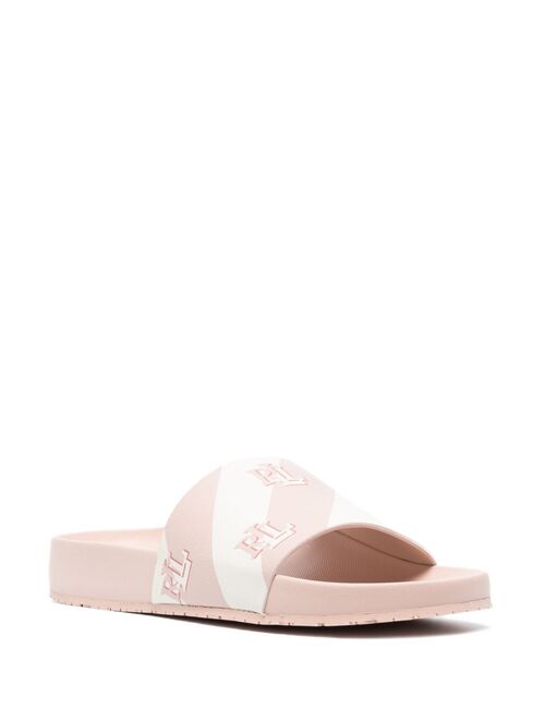 Polo Ralph Lauren Lauren Ralph Lauren Audrina logo-print slides