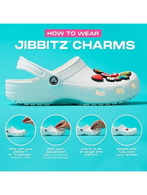 Crocs Jibbitz Shoe Charms - Breakfast Food Multi Pack, Cute Charms