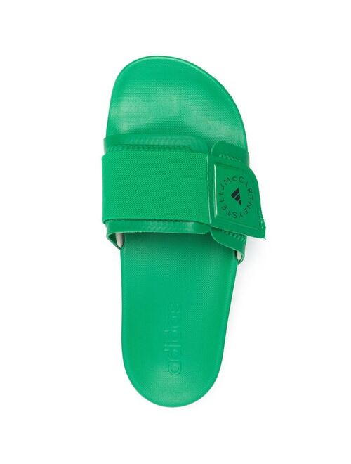 adidas by Stella McCartney logo touch-strap sliders