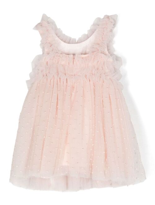 Lapin House ruffled tulle dress