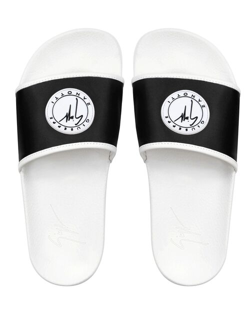 Giuseppe Zanotti Brett satin slides