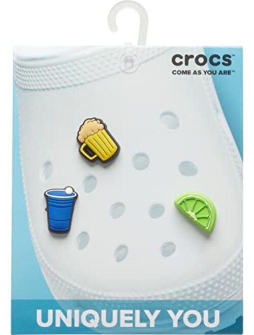 Crocs Jibbitz Shoe Charms - Drinks Multi Pack, Charms for Adults