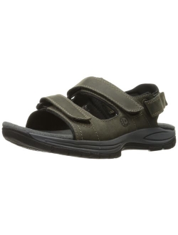 St. Johnsbury Leather Hook and Loop Waterproof Sandal