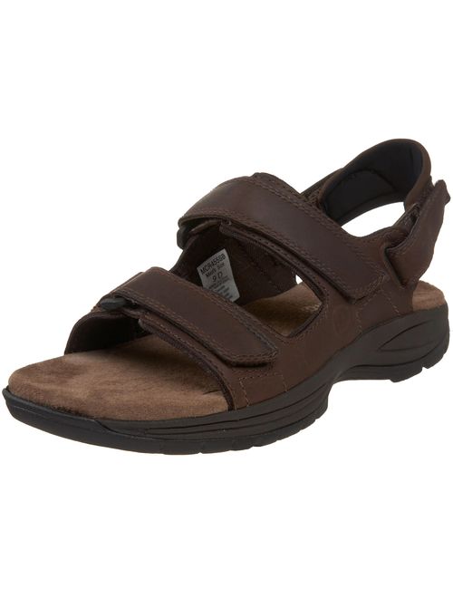 Dunham St. Johnsbury Leather Hook and Loop Waterproof Sandal