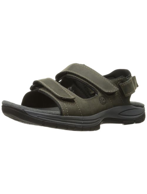 Dunham St. Johnsbury Leather Hook and Loop Waterproof Sandal