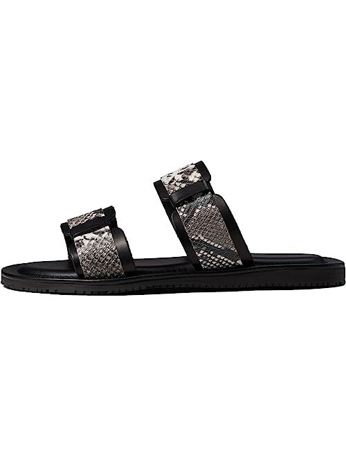 Massimo Matteo Snake Embossed Slide