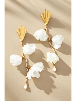 Lionette Antibes Floral Drop Earrings