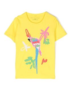 Kids graphic-print cotton T-shirt