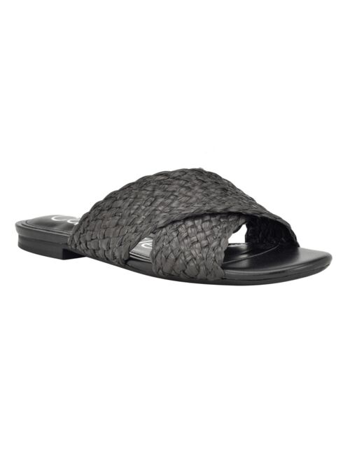 CALVIN KLEIN Women's June Casual Slip-on Flat Sandals