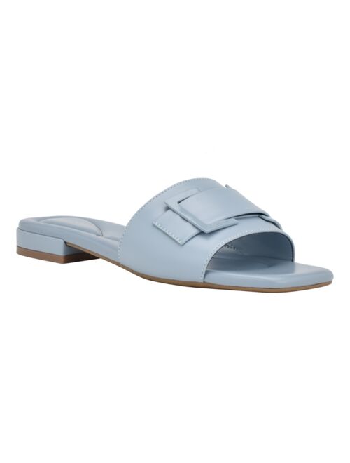 CALVIN KLEIN Women's Tangelo Slip-On Dress Flat Sandals