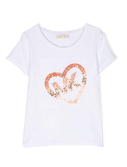 Michael Kors Kids sequin-embellished cotton T-Shirt