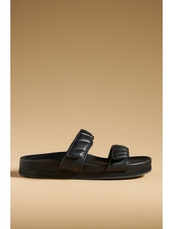 Bibi Lou Cortona Puff-Strap Slide Sandals